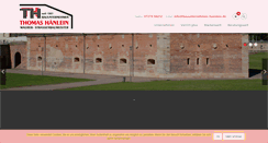 Desktop Screenshot of bauunternehmen-haenlein.de