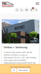 Mobile Screenshot of bauunternehmen-haenlein.de