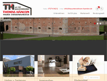 Tablet Screenshot of bauunternehmen-haenlein.de